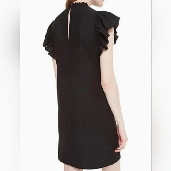 KATE SPADE Ruffle-sleeve Crepe Dress - Picture 2 of 8